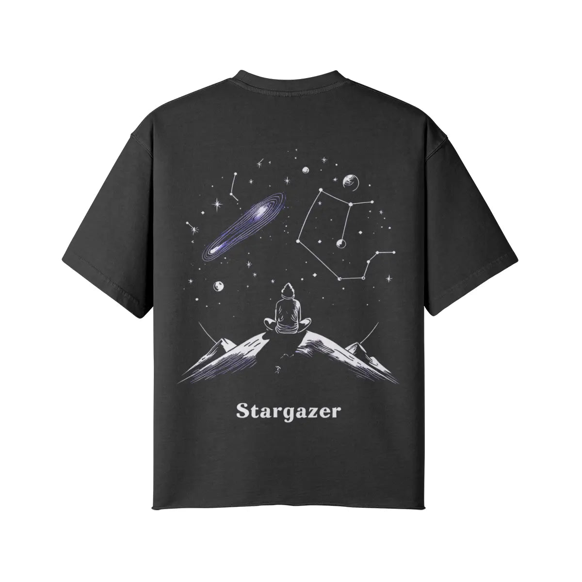 Vintage Oversized T-Shirt with stargazer design PODpartner